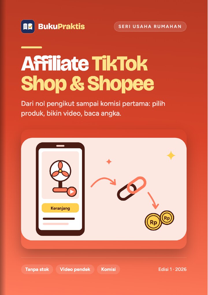 Sampul Affiliate TikTok Shop & Shopee untuk Pemula