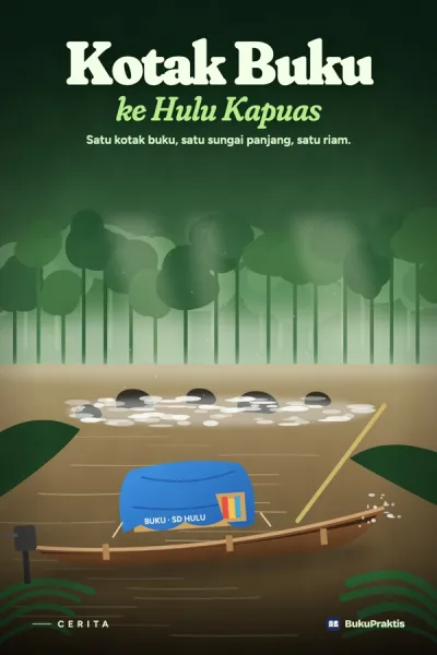 Sampul Kotak Buku ke Hulu Kapuas