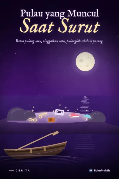 Sampul Pulau yang Muncul Saat Surut